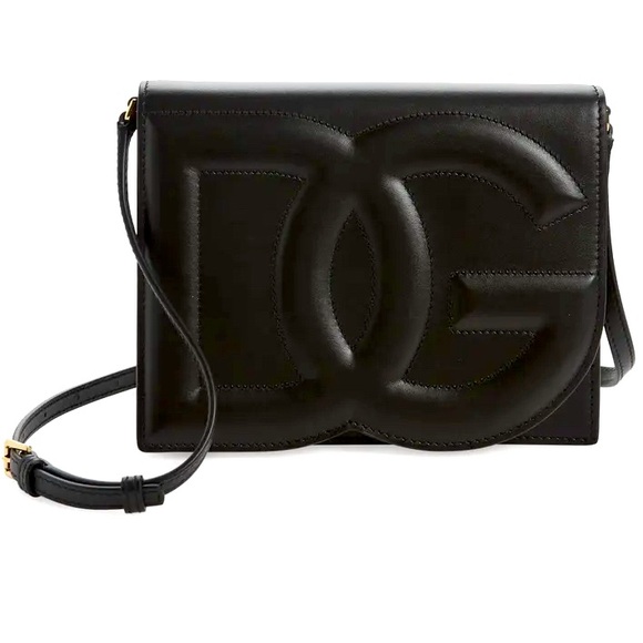 Dolce & Gabbana Handbags - D&G leather flap crossbody bag color black